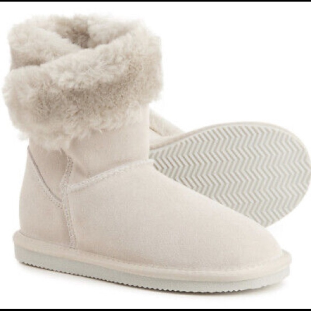 LAMO Suede Faux Fur Wrap Around Boots size 13